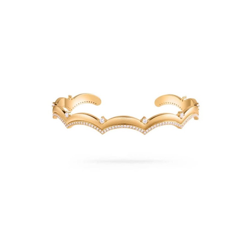 Mermaid Collection Brushed Stackable Wave Bracelet Mermaid Collection Brushed Stackable Wave Bracelet