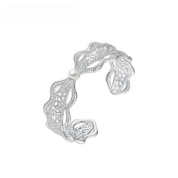 Ballet Series Silver Bracelet For Women Open Bracelet