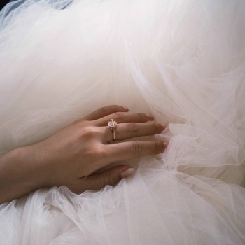 Round Ice Bamboo Ring