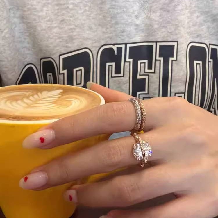 Round Ice Bamboo Ring Round Ice Bamboo Ring