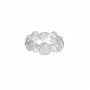 Evening Mountain Series Camellia Brushed Ring Women'S 925 Sterling Silver Garland Design
