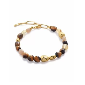 Caramel Gem Bracelet Tiger Eye Turquoise Bracelet