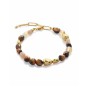 Caramel Gem Bracelet Tiger Eye Turquoise Bracelet
