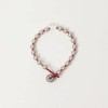 Women'S High-End Red Floating White Bracelet
