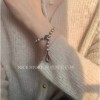 Women'S High-End Red Floating White Bracelet