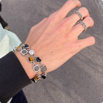 Fragrance Series Bracelet Love Heart Fragrance Stone Couple