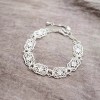 925 Silver Engraved Elegant Bracelet For Women 925 Silver Engraved Elegant Bracelet For Women