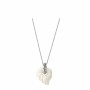 Muse White Enamel Goose Palm Leaf Large Necklace Women'S Pull-Out Adjustable Long Necklace