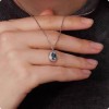 Original Blue Necklace Women'S Sweater Necklace Necklace Clavicle Necklace Original Blue Necklace Women'S Sweater Necklace Necklace Clavicle Necklace